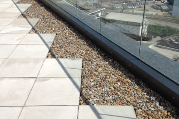 Pavers and Pebbles at height