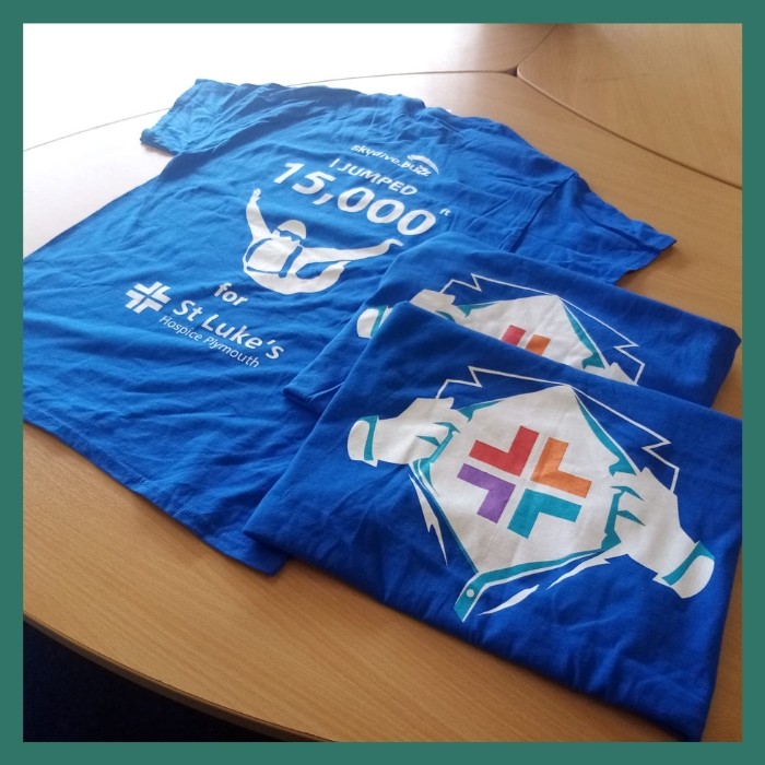 Our Skydive T-Shirts have Arrived at the Eco Office