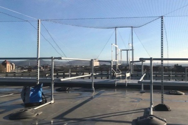 Roof Netting with Gate Access