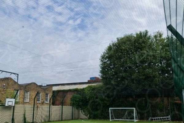 Outdoors Sports Pitch Capped with MUGA Netting