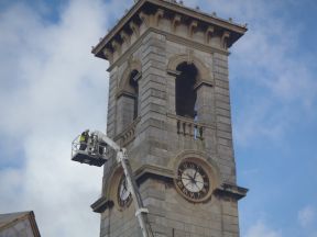 Pigeon Netting as Bird Deterrent in Plymouth Clock Tower