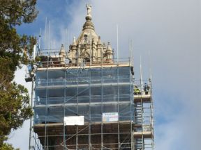 Cabot Tower nears completion
